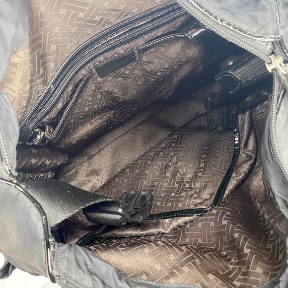 Cole Haan Diaper Bag Kyle Collection Black Nylon Adjustable Strap Baby Purse - Picture 10 of 12